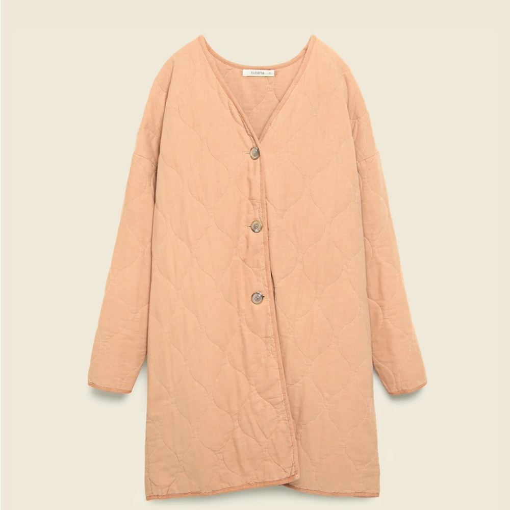 Anthropologie - Filosofia Brooklyn Quilted Coat NWT